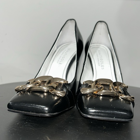 Beautiisoles By Robyn Schreiber Franca Square Toe Heels - Picture 11 of 13